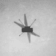La sombra del Ingenuity en el vuelo ocho.
